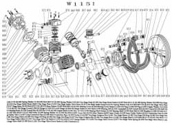 R 079W115II Корпус плиты клапанной ВД W115II