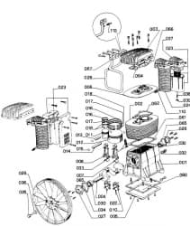 A  Комплект поршневых колец Abac B6000