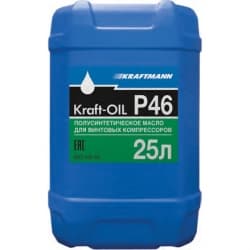 Масло компрессорное KRAFT-OIL P46 25л (полусинтетика)